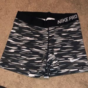 Black Camo Nike Pros